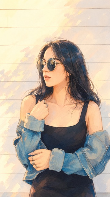 Anime AI preset for Instagram photos
