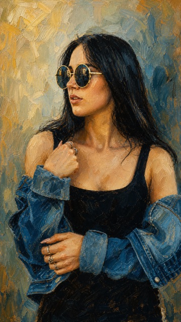 Oil Painting AI preset for Instagram photos