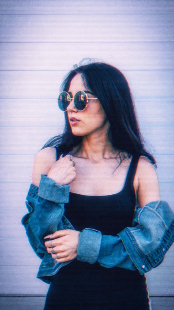 Y2K VHS AI preset for Instagram photos